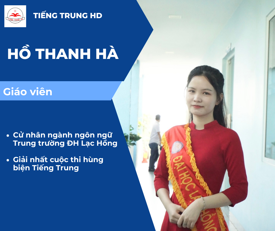 Giáo viên trung tâm tiếng trung hd